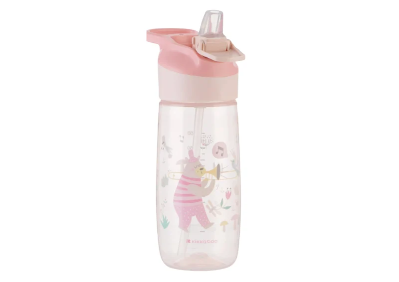 Botella con Boquilla 450ml Rosa - Kikkaboo