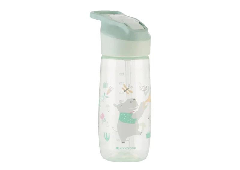 Botella con Boquilla 450ml Verde - Kikkaboo
