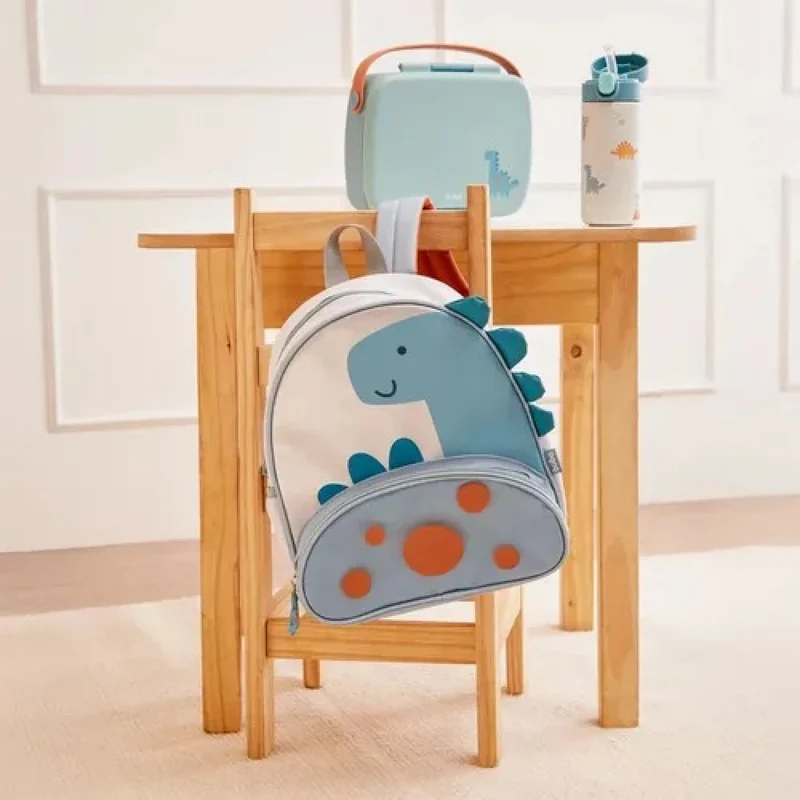 Mochila Impermeable Dino Celeste - Buba
