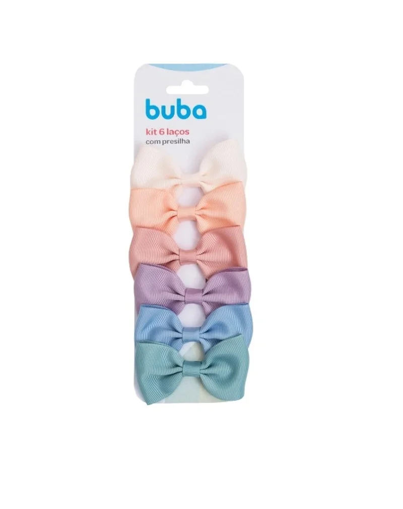 Set de Broches x6 Colores Pastel - Buba