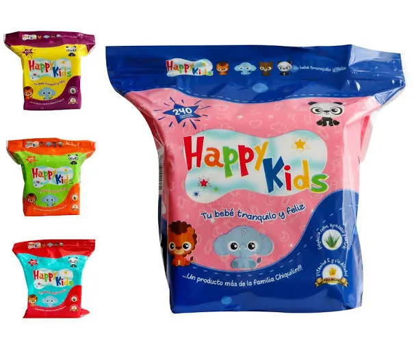 HAPPY KIDS TOALLAS HUMEDAS x240unid