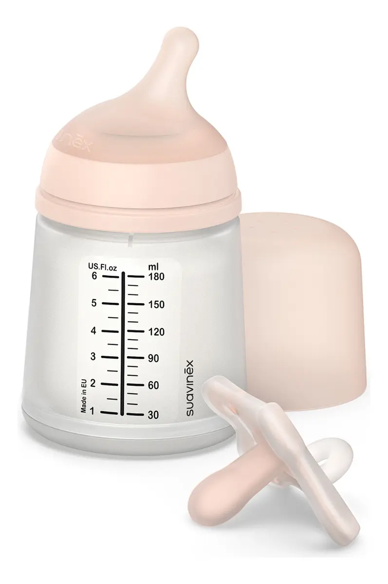 Set Zero Zero Mamadera 180 ml + Chupete Suavinex
