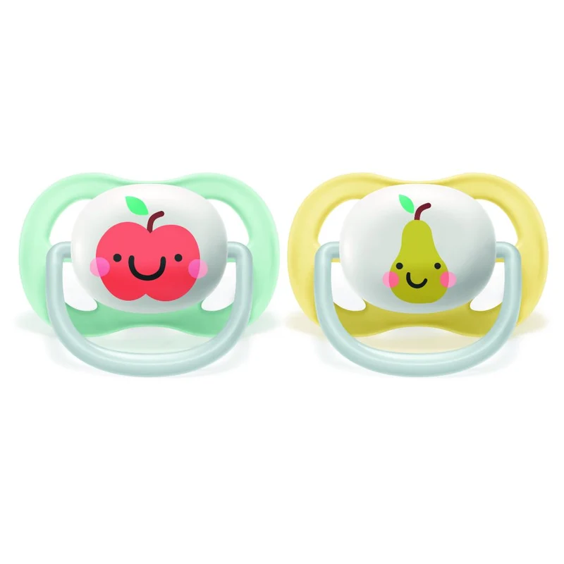 Philips Avent 2 chupetes ultra air collection fruit 0-6 meses neutro