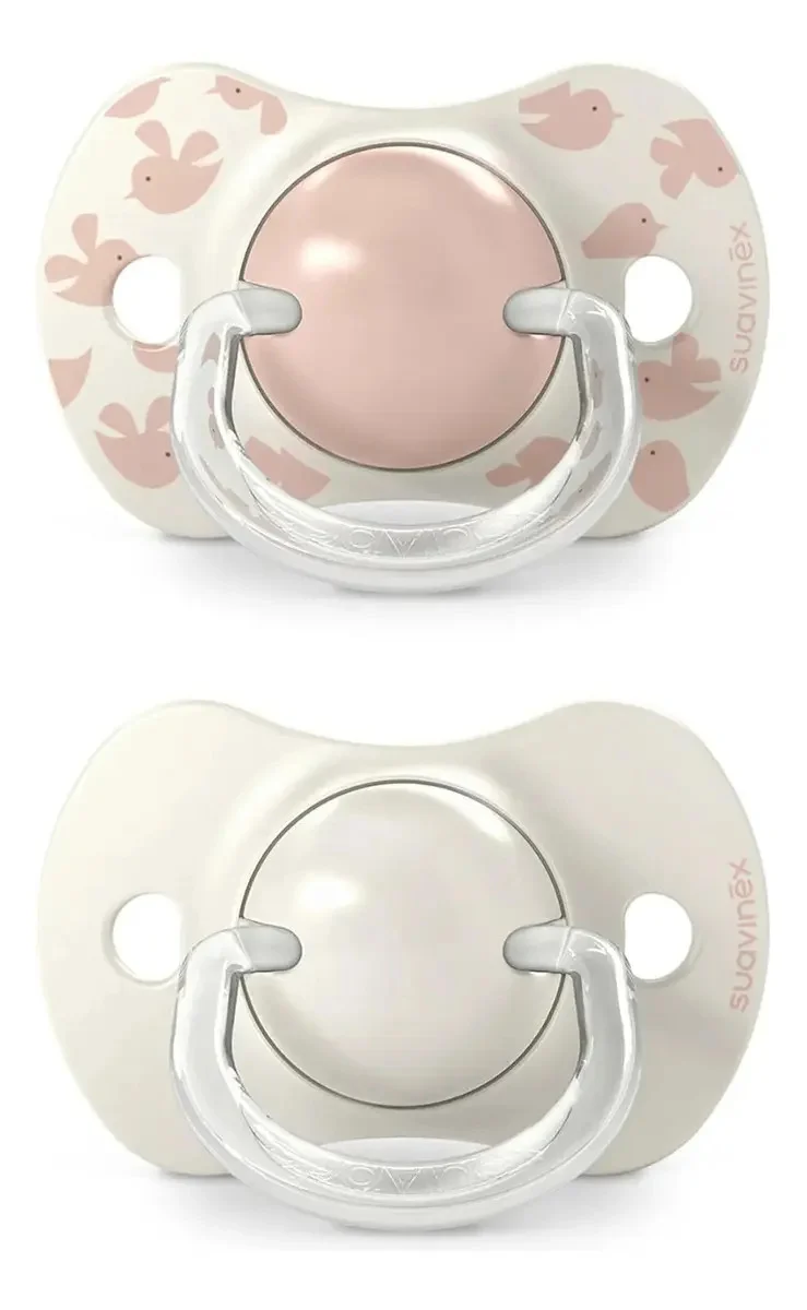 Chupete SX Pro 6-18M Fisiológico 2 Unidades Suavinex Rosa - Birdies