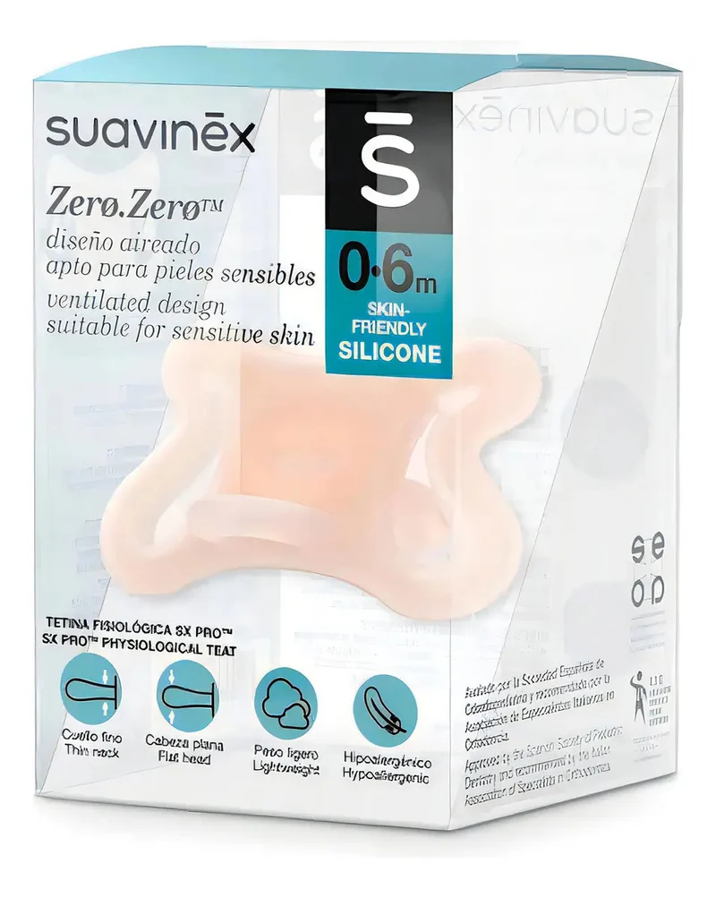 Chupete Fisiológico Silicona 0-6M Zero Zero Suavinex