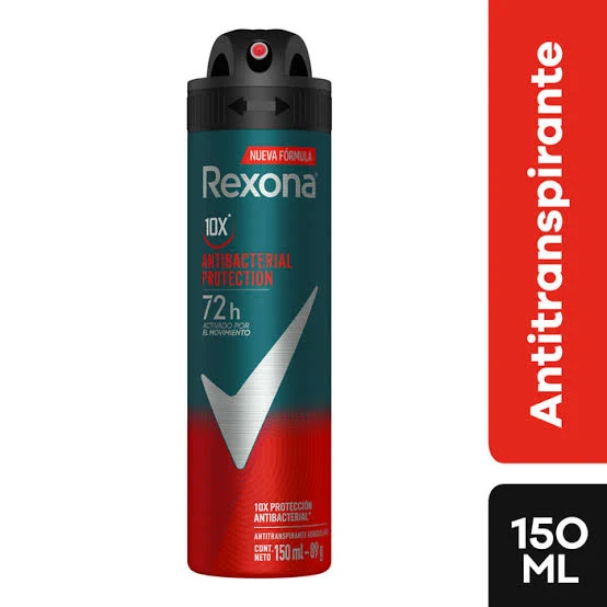 REXONA MEN DESODORANTE ANTIBACTERIAL x150ml