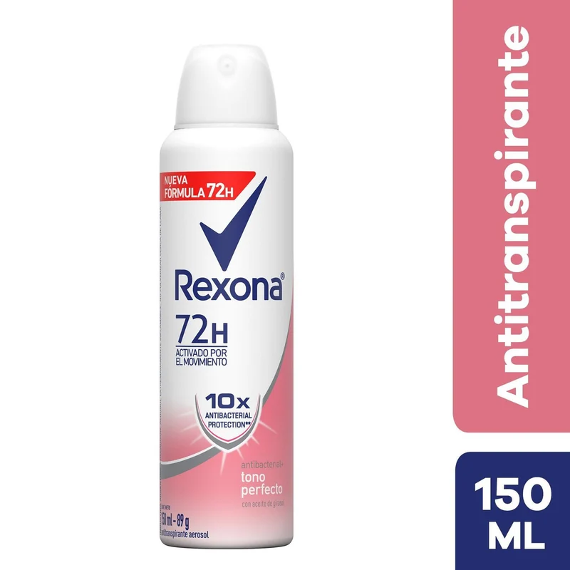 REXONA WOMAN DESODORANTE ANTIBACT + TONO PERFECTO x150