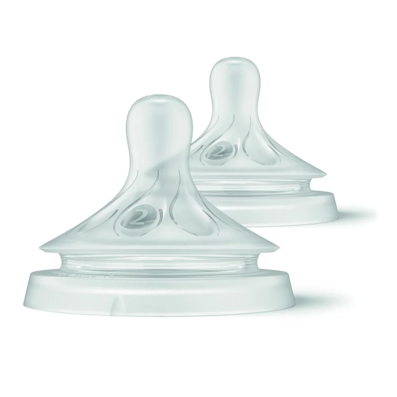 Philips Avent 2 Tetinas Natural Response T2 - flujo lento, 0m+