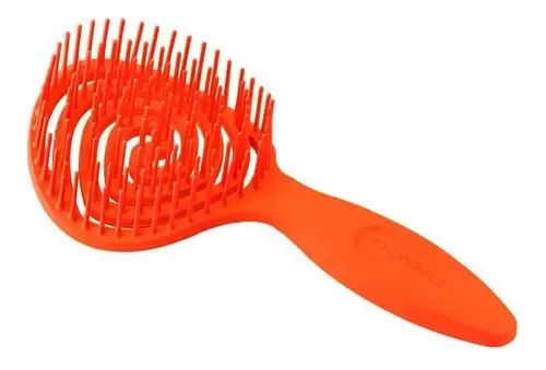Cepillo Anti Frizz Pirulito Naranja con Aroma Dompel