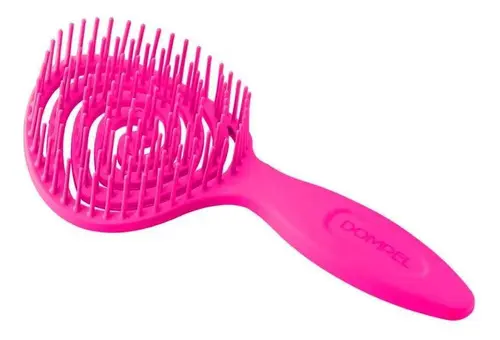 Cepillo Anti Frizz Pirulito Rosa con Aroma Dompel