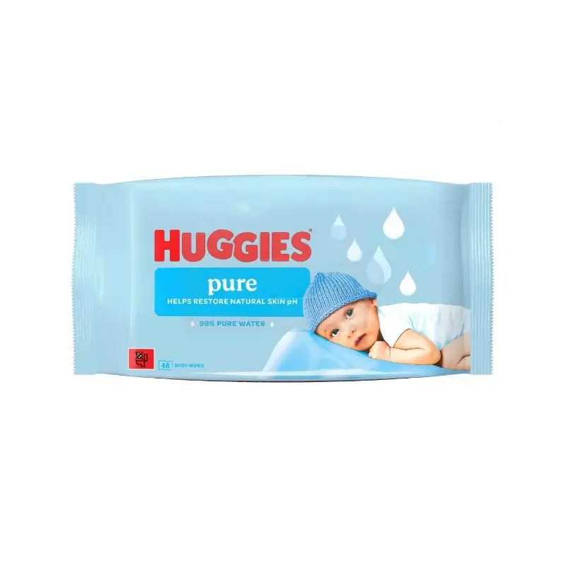 Huggies Pure Toallitas, 48 unidades