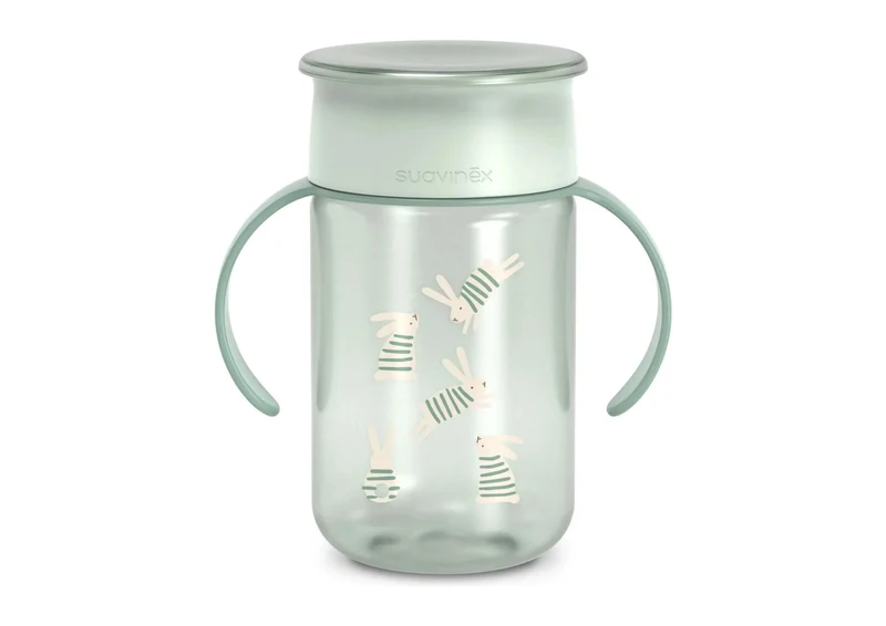 Vaso 360 Suavinex 340ml +12M - Conejo Verde