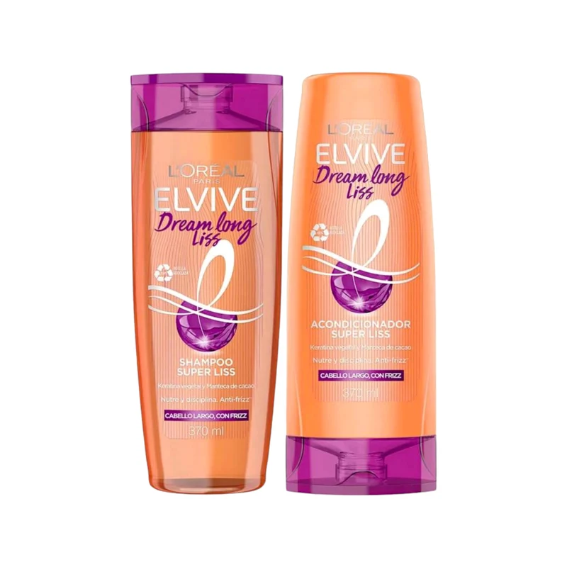 Elvive Pack Shampoo 370Ml+Acond 370Ml Dream Long Liss