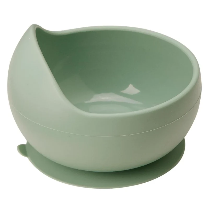 Bowl de Silicona con Ventosa Verde Buba