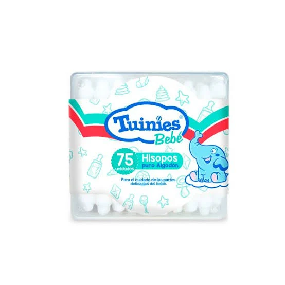 TUINIES HISOPO CON TOPE x75unid