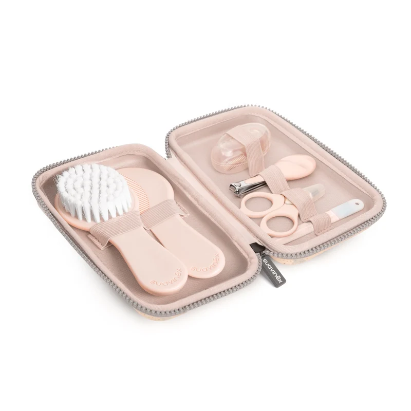 Set Higiene Y Cuidado Diario Bebés +0m Suavinex De 6 Piezas Color Rosa