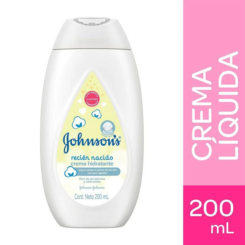 JOHNSONS CREMA HIDRATANTE RECIEN NACIDO x200ml
