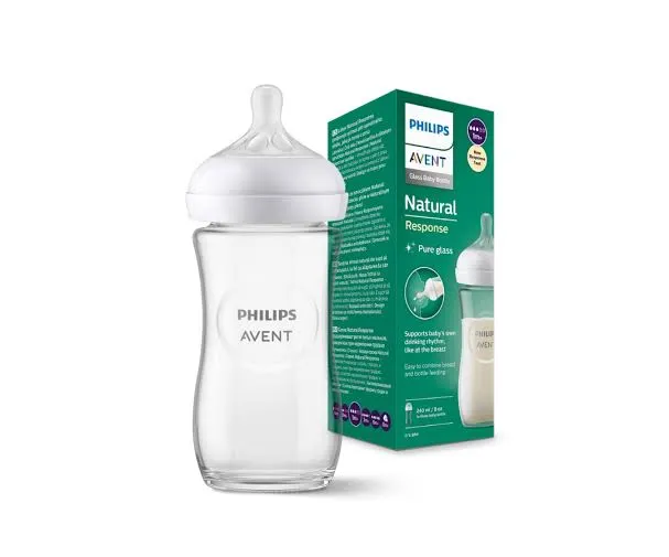 AVENT BIBERON NATURAL RESPONSE VIDRIO 8oz scy93301
