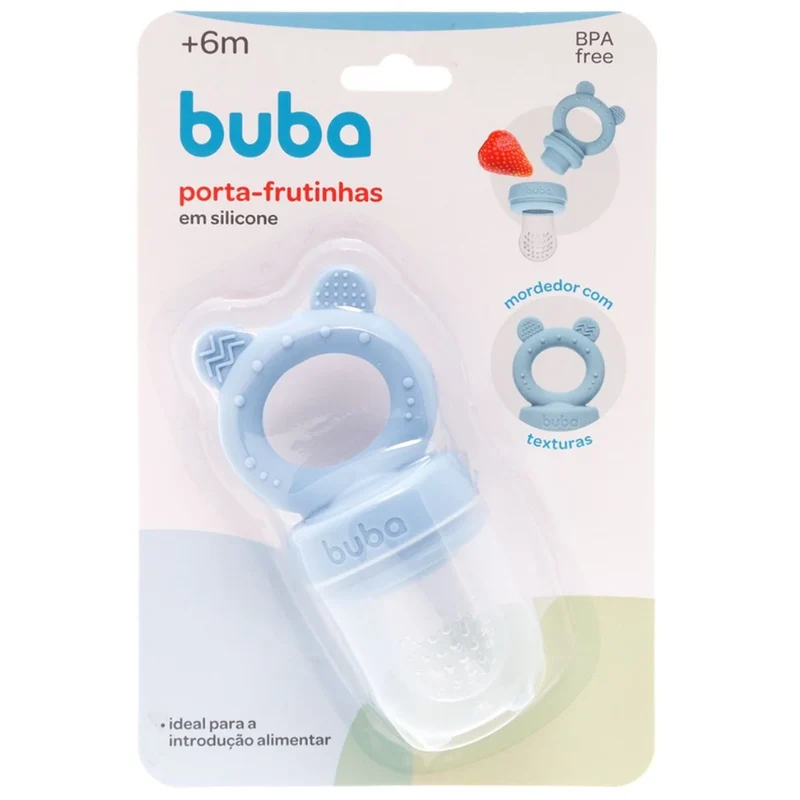 Chupete Alimentador Buba con Mordillo - Azul