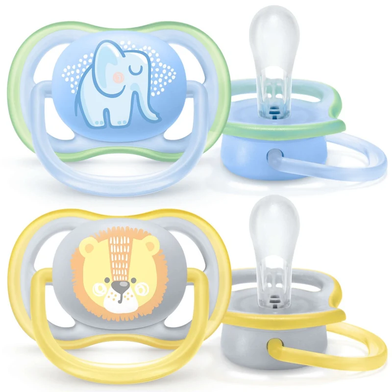 Philips Avent 2 chupetes ultra air decorados 0-6 meses niño