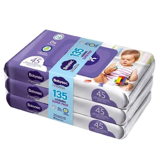 BABYSEC PREMIUM TOALLAS HUMEDAS x135unid