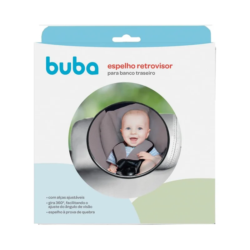 Espejo Retrovisor Bebé o Niño para Auto - Buba