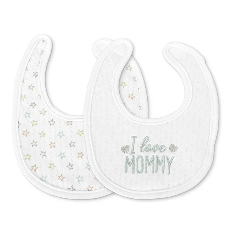 Set 2 Baberos Muselina Lorelli - Neutro