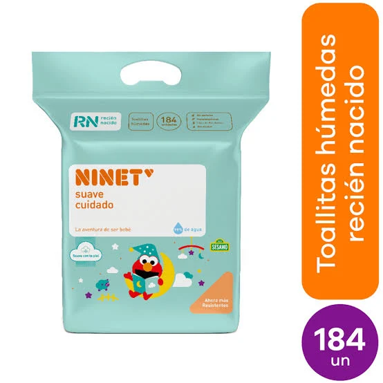NINET TOALLAS HUMEDAS RN x184unid