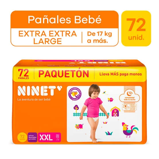 NINET PACKETON TALLA XXL x72unid.