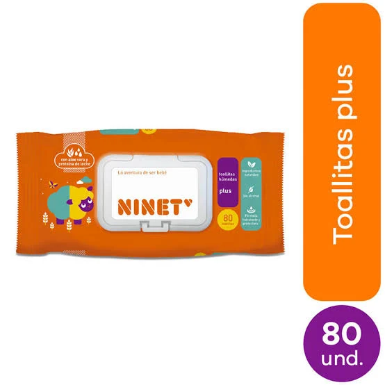 NINET TOALLAS HUMEDAS C/TAPA x80unid