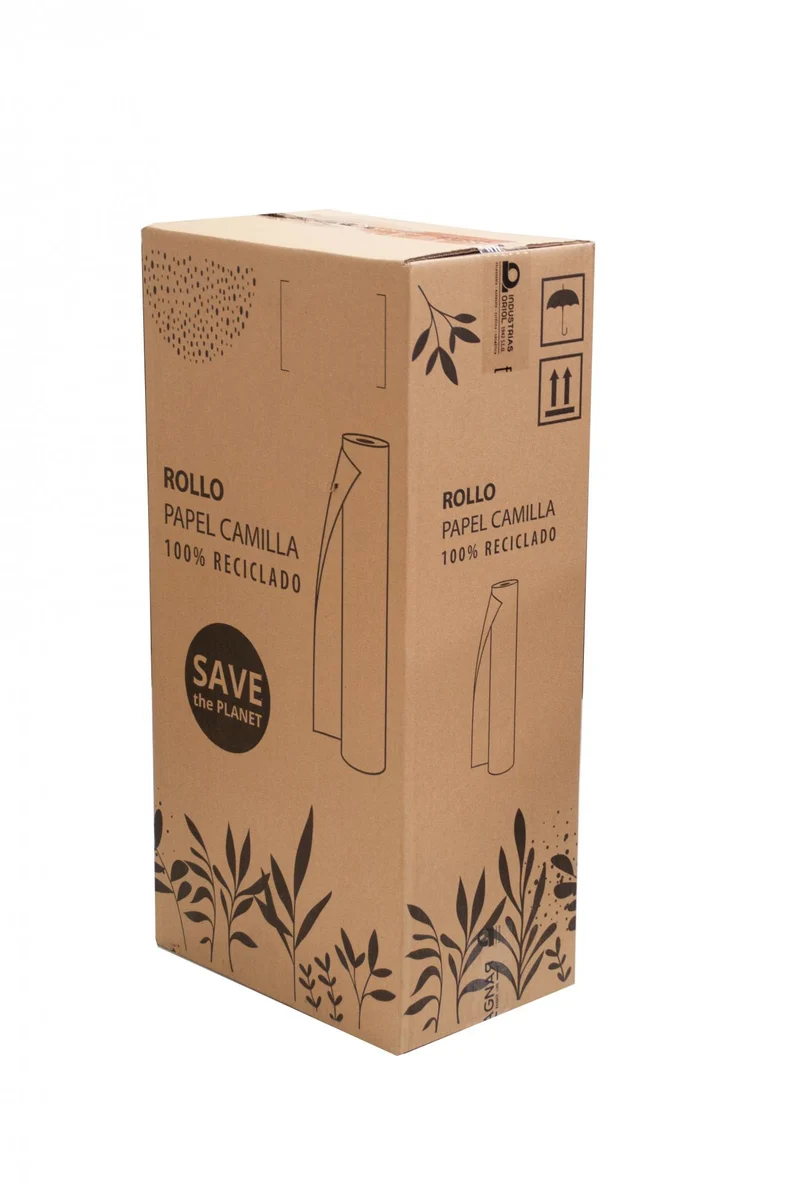 Papel Camilla Blanco Sin Pre corte 60 metros x 6 Bobinas