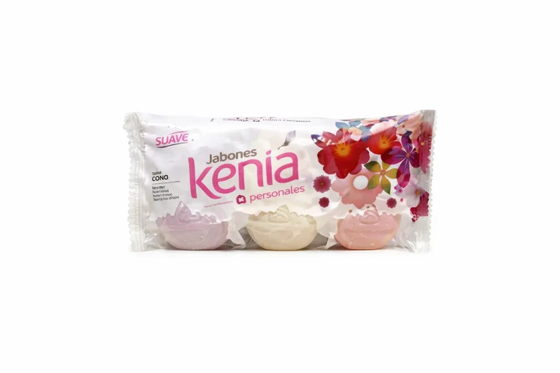 Jabón de Tocador con Glicerina Kenia 3 x 90 gr