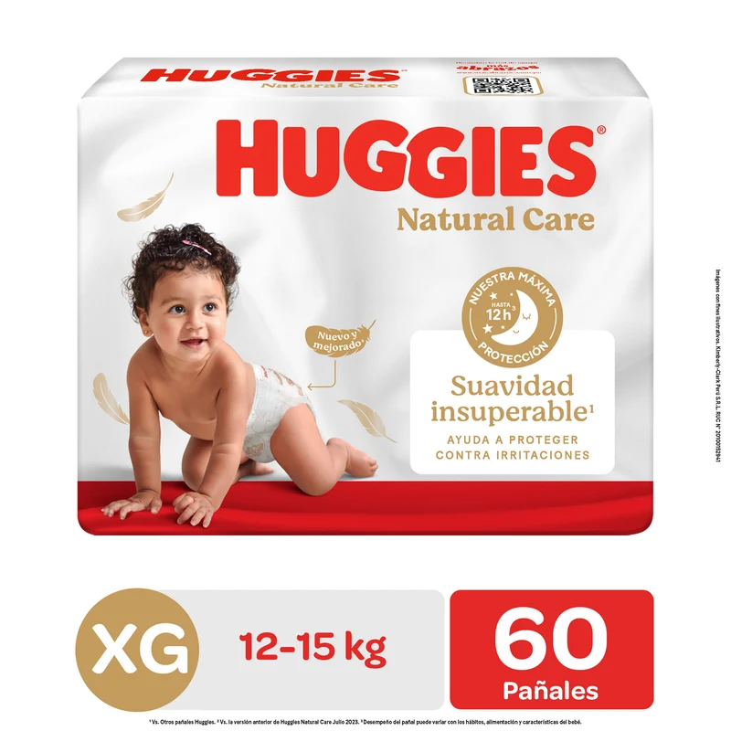 HUGGIES NATURAL CARE XG x60unid