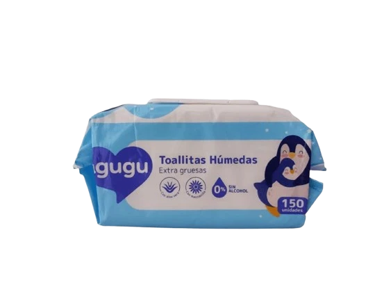 AGUGU TOALLAS HUMEDAS x150unid