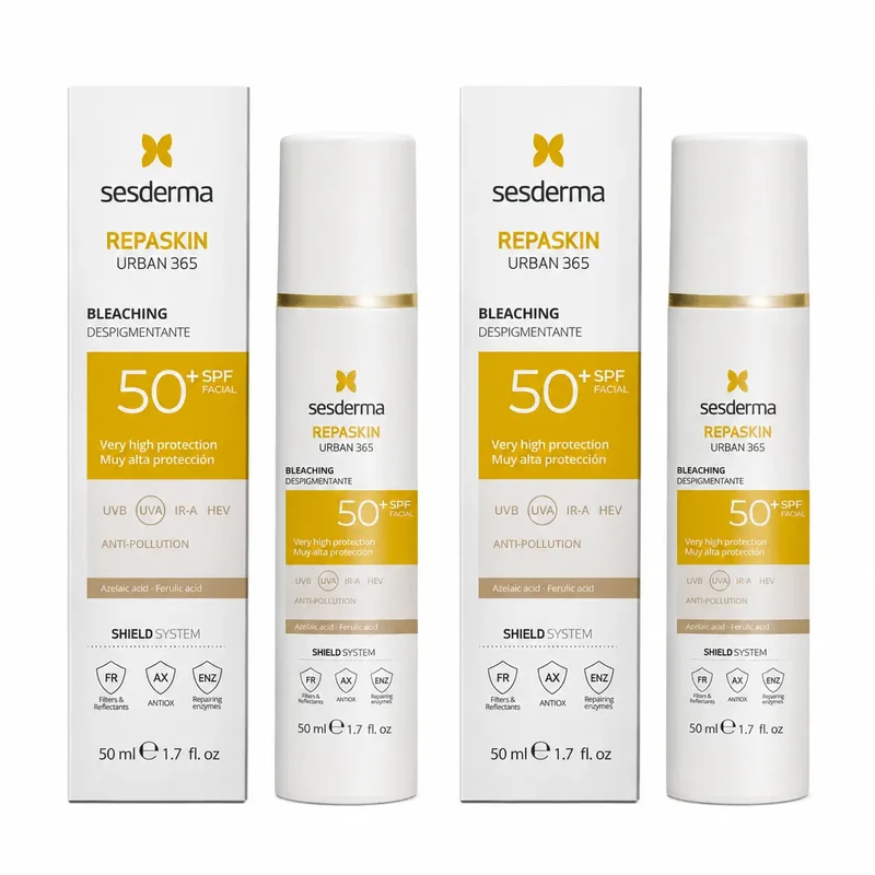 Sesderma Repaskin Urban 365 Depigmentante SPF50+ 50 ml, Pack 2