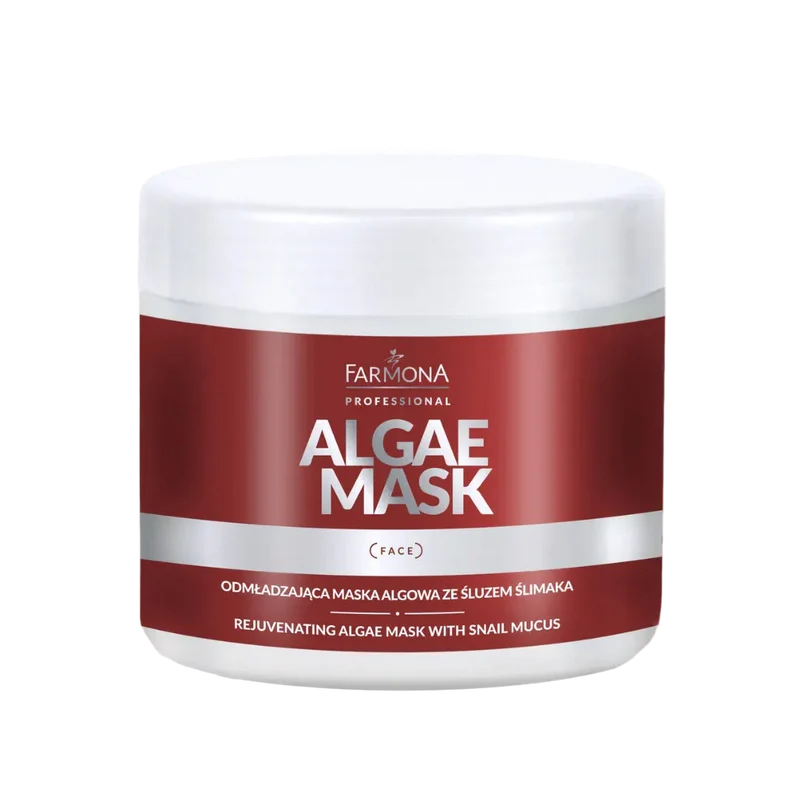 Mascarilla rejuvenecedora de algas con baba de caracol, 160 g