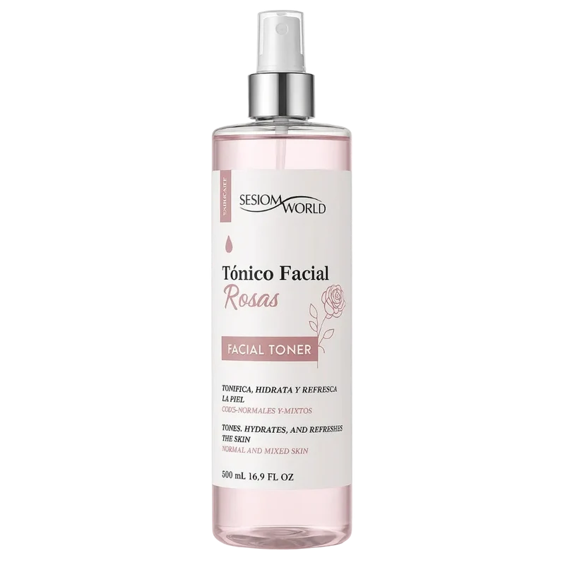 Tónico facial de rosas cutis normales y mixtos 500 ml