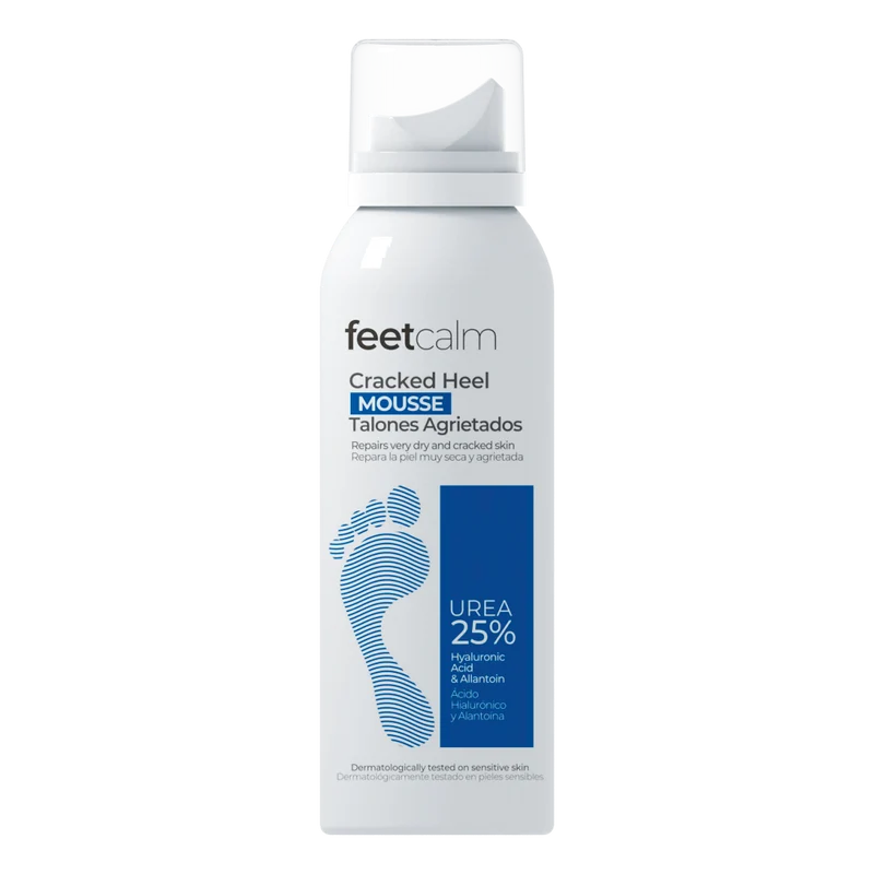 Mousse reparadora para talones agrietados 25% urea