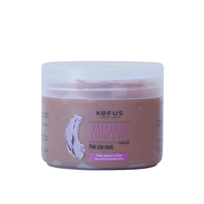 Mascarilla de arcilla rosa natural multiusos 250 ml