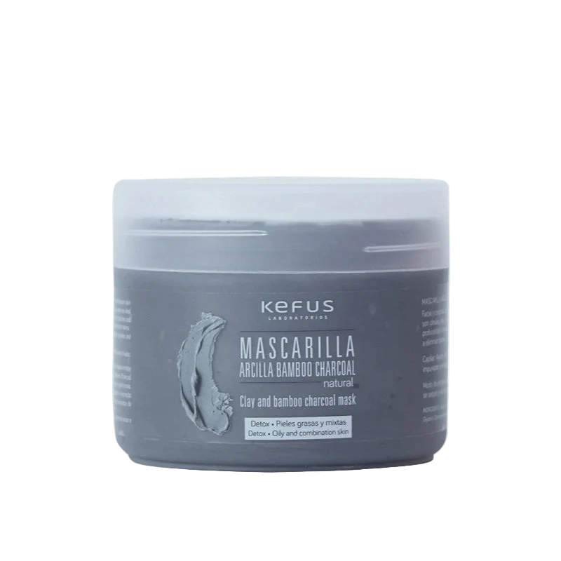 Mascarilla de arcilla bamboo charcoal natural detox 250 ml