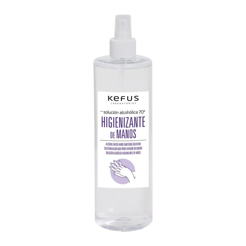 Solución alcohólica higienizante de manos en spray 500 ml