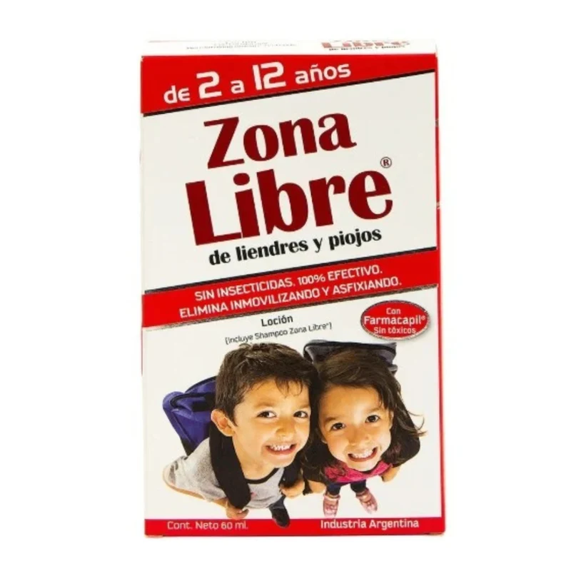 Pack Piojicida Zona Libre Loción + Shampoo 60 ml