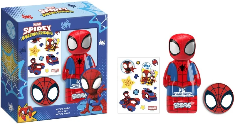 Marvel Spidey & His Amazing Friends Set de Baño 3 Pzas