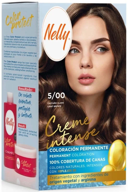 Nelly Creme Intense Tinte de Pelo Tono 5/00 Castaño Claro
