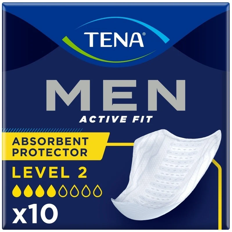 Tena Men Level 2 Protector Absorbente Masculino 10U