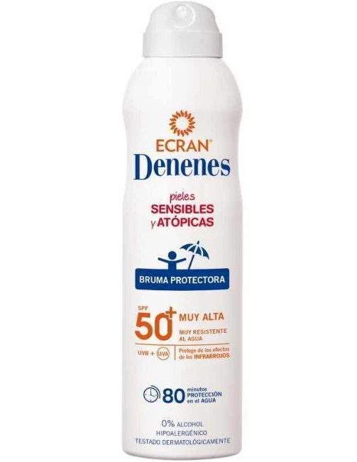 Denenes Leche Solar En Bruma F50 Pieles Atopicas Spray 250 ml