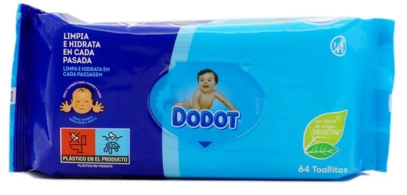 Dodot Toallitas Húmedas para Bebé 64 Unidades