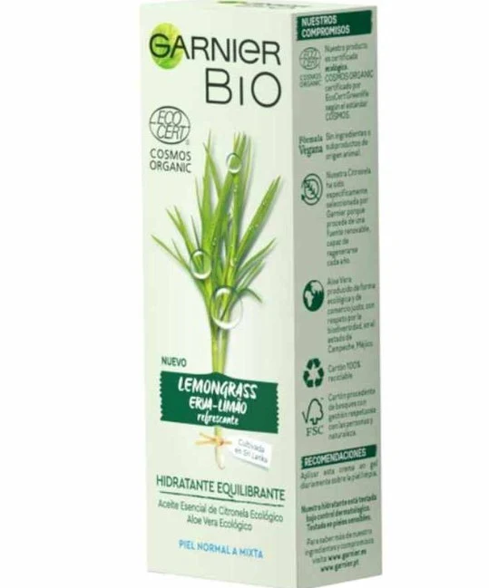 Garnier Crema Hidratante Bio Piel Normal Lemograss 50 ml
