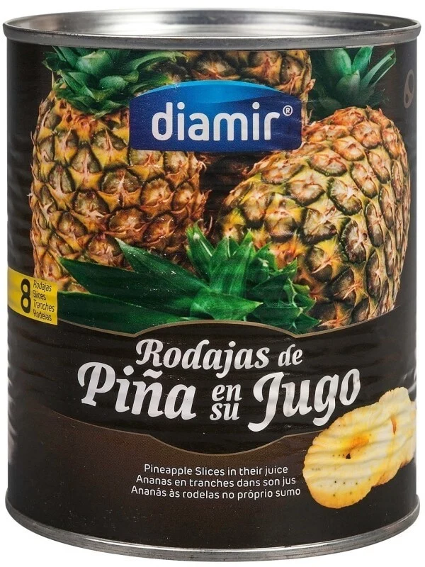 Diamir Rodajas de Piña en su Jugo 820g