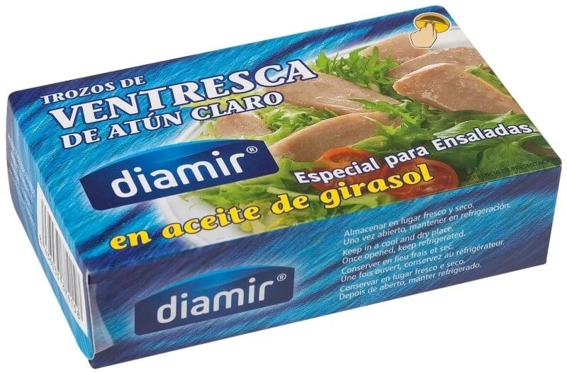 Diamir Ventresca de Atún Claro en Aceite de Girasol 110G
